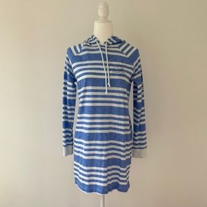 Vineyard Vines Whale Hoodie Dress Coverup Sz Small